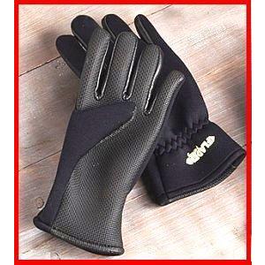 Fladen Neoprene Black Fishing Gloves  All Sizes
